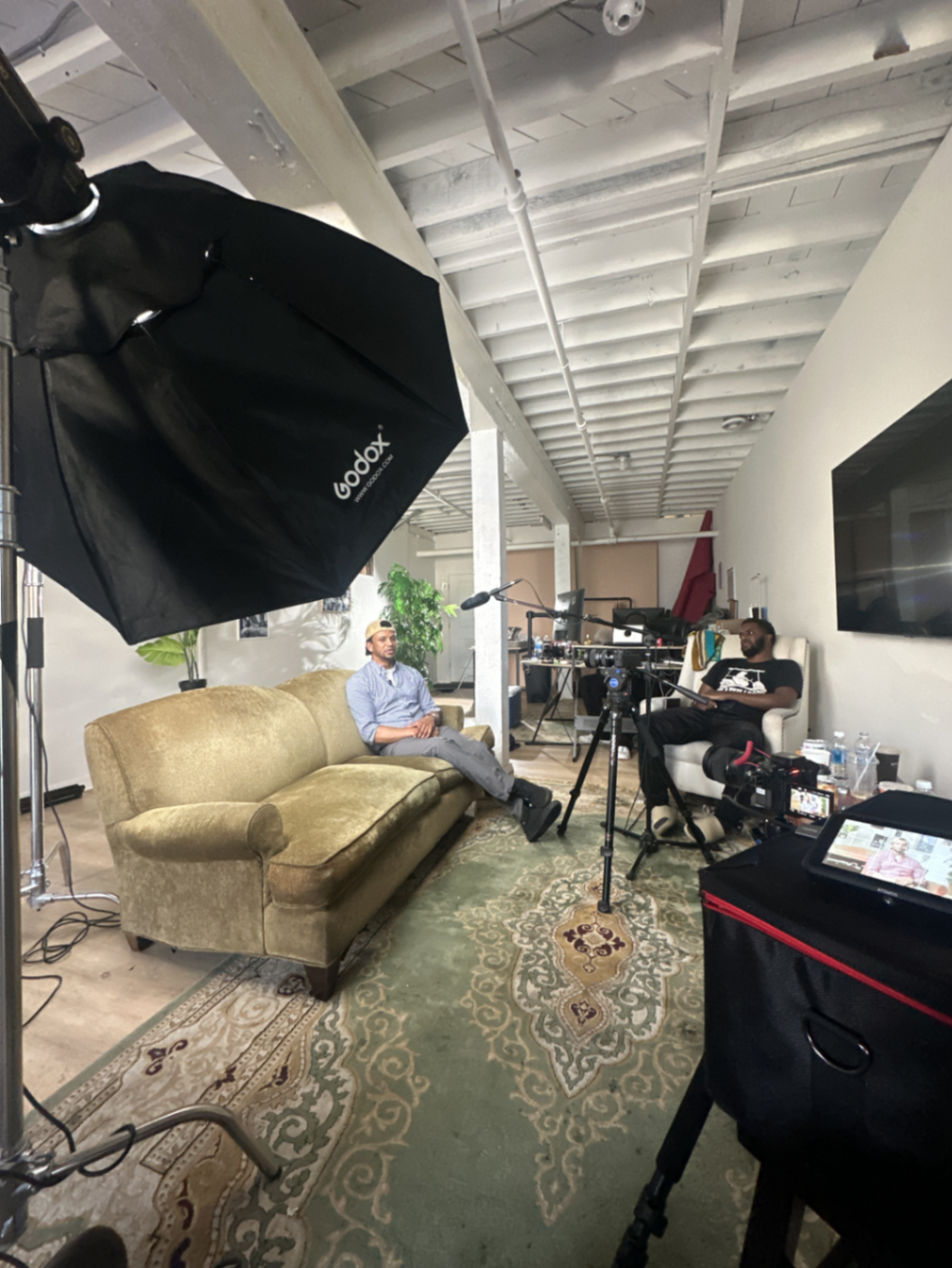 Behind the scenes — Niyyah documentary set