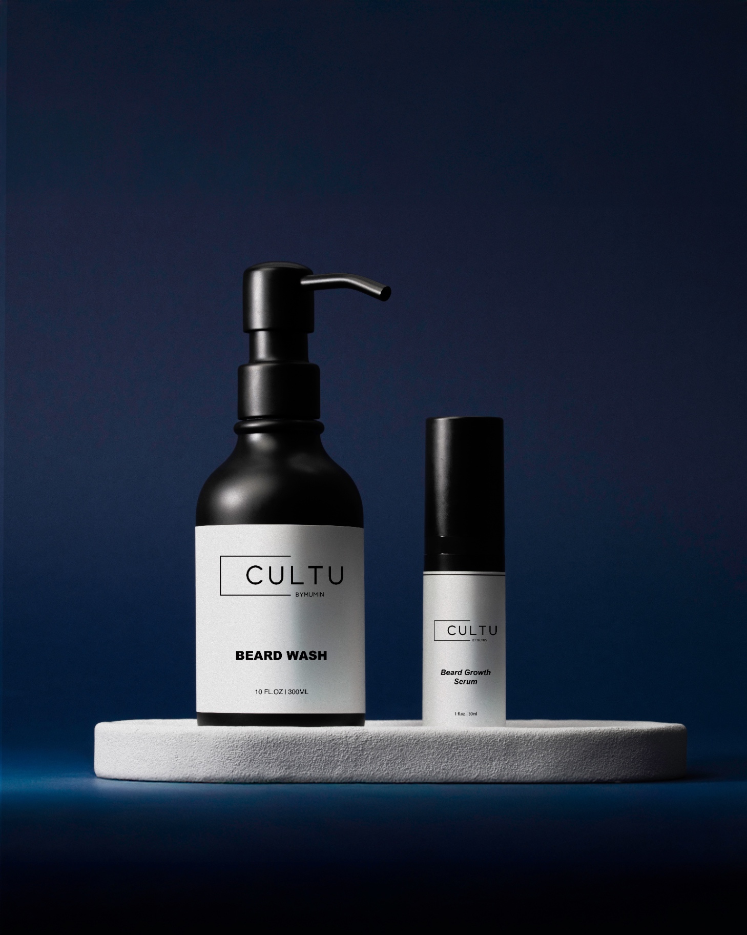 Cultu beard wash and growth serum